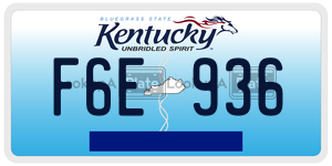 F6E936  license plate in KY