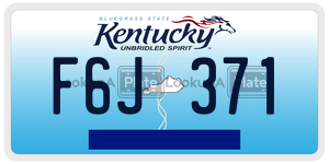 F6J371  license plate in KY