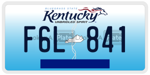 F6L841  license plate in KY