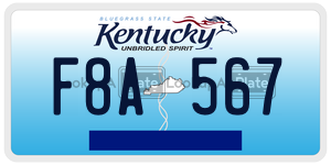 F8A567  license plate in KY