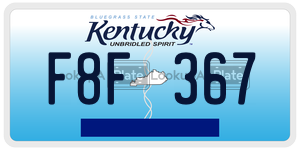 F8F367  license plate in KY
