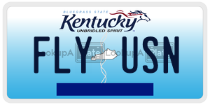 FLYUSN license plate in Kentucky
