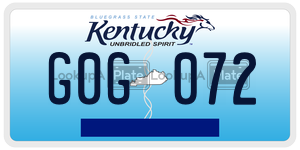 G0G072  license plate in KY