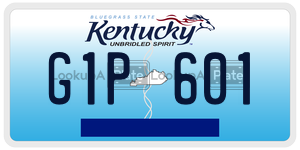 G1P601  license plate in KY