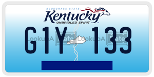 G1Y133  license plate in KY
