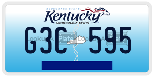 G3C595  license plate in KY