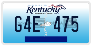 G4E475  license plate in KY