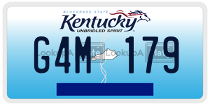 G4M179 license plate in Kentucky