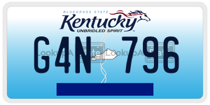 G4N796  license plate in KY