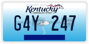G4Y247  license plate in KY