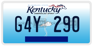 G4Y290  license plate in KY