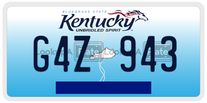 G4Z943  license plate in KY