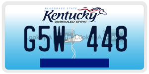 G5W448  license plate in KY