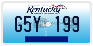 G5Y199  license plate in KY