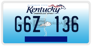 G6Z136  license plate in KY