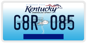 G8R085  license plate in KY