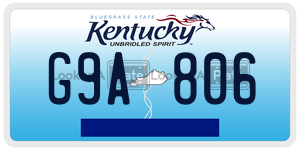 G9A806 license plate in Kentucky