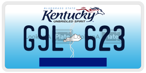 G9L623  license plate in KY