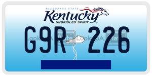 G9R226  license plate in KY