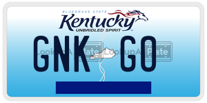 GNKGO  license plate in KY