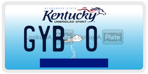 GYBO  license plate in KY