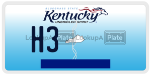 H3  license plate in KY