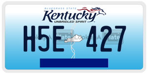 H5E427  license plate in KY
