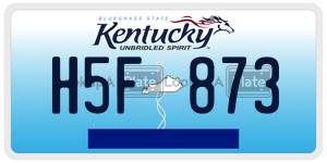 H5F873  license plate in KY