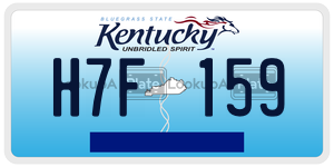 H7F159  license plate in KY