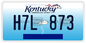 H7L873  license plate in KY