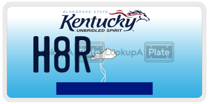 H8R  license plate in KY