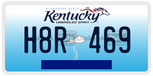 H8R469  license plate in KY