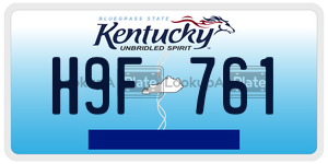H9F761 license plate in Kentucky