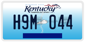 H9M044  license plate in KY