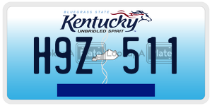 H9Z511  license plate in KY