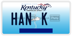 HANK license plate in Kentucky
