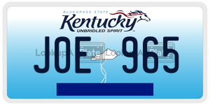 J0E965  license plate in KY
