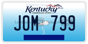 J0M799  license plate in KY