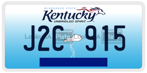 J2C915  license plate in KY