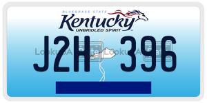 J2H396  license plate in KY