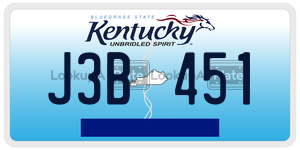 J3B451  license plate in KY