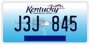 J3J845  license plate in KY