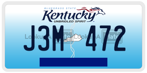 J3M472 license plate in Kentucky