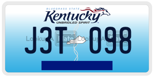 J3T098  license plate in KY