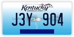 J3Y904  license plate in KY