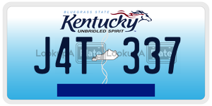 J4T337  license plate in KY