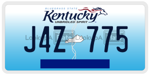 J4Z775  license plate in KY