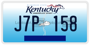 J7P158 license plate in Kentucky