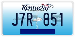 J7R851  license plate in KY