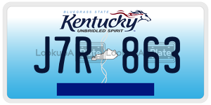 J7R863  license plate in KY
